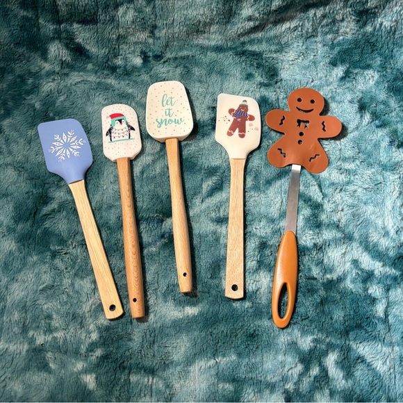 5x Bundle - Holiday Spatula Set - Picture 1 of 12